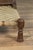 Antique Indian Rustic Low Seat Wooden Chair with Carved Rosettes and Twine Seat For Sale - Image 12 of 12