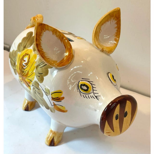 Love this cute Italian ceramic piggy bank!