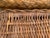 20th Century Kreiss Pair of Wicker Chairs and Ottomans For Sale - Image 9 of 11
