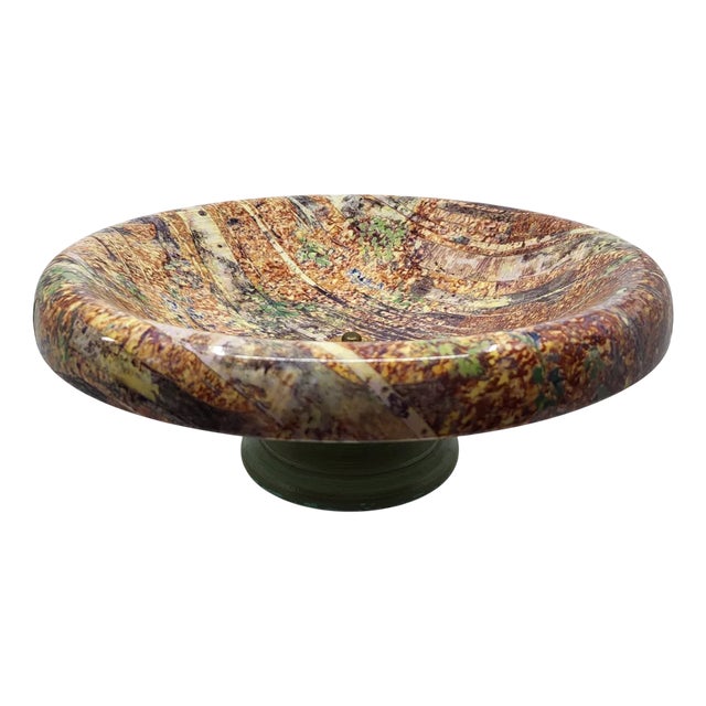 Large French Ceramic Bowl from Maison Lancel, 1980s For Sale