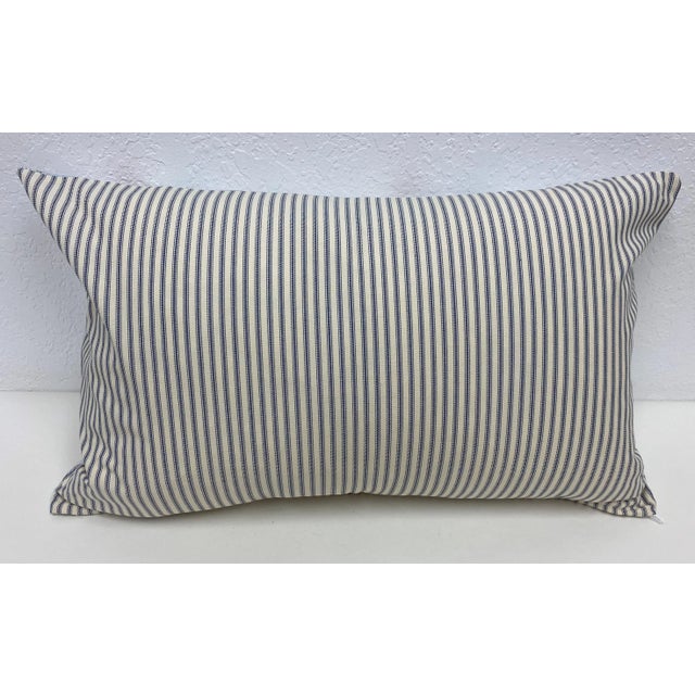 American Large Bolster Pillow Decorated With a Yard Full of Water Color-Look Roosters & Hens/Chickens - Made in Uk. For Sale - Image 3 of 11