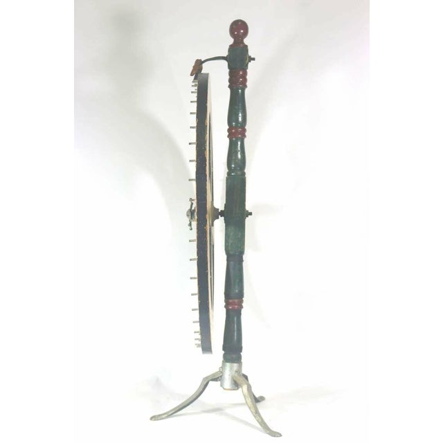 Vintage Americana Floor Model Arcade Wheel, "The Green Star," on Stand For Sale In West Palm - Image 6 of 8