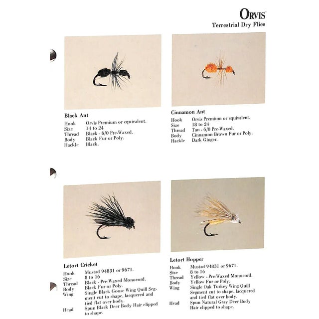 "Index of Orvis Fly Patterns" 1978 Harder, John For Sale - Image 10 of 10