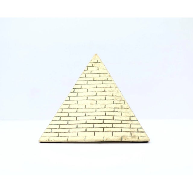 Late 20th Century Late 20th Century Large Brass Pyramid For Sale - Image 5 of 9