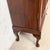 Brown Antique Glazed Bookcase With Paneled Glass Doors and Queen Anne Legs For Sale - Image 8 of 12