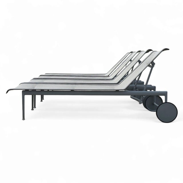 Richard Schultz Richard Schultz 1966 Collection Adjustable Chaises, Set of 4 For Sale - Image 4 of 12