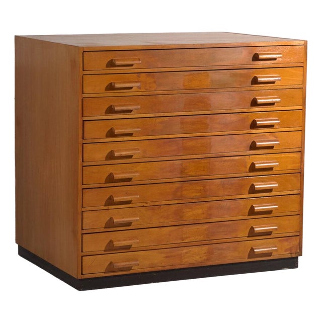 Industrial Plan File Cabinet For Sale