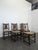 Oak Chairs in the style of Dudouyt, Set of 6, in Very Good conditions.