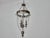 Mid 20th Century English Midcentury Nickel Bell Lantern With Glass Dome and Three Lights For Sale - Image 5 of 16