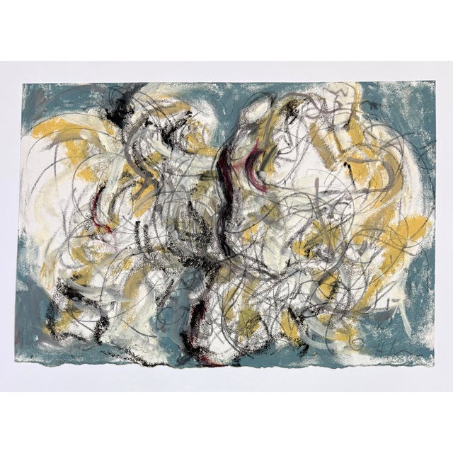 Alexander McQueen Inspired Dance Study This original oil pastel drawing is inspired by the dramatic elegance, theatrical...