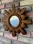 Mid 20th Century French Giltwood Coppery Sunburst Wall Mirror For Sale - Image 13 of 17