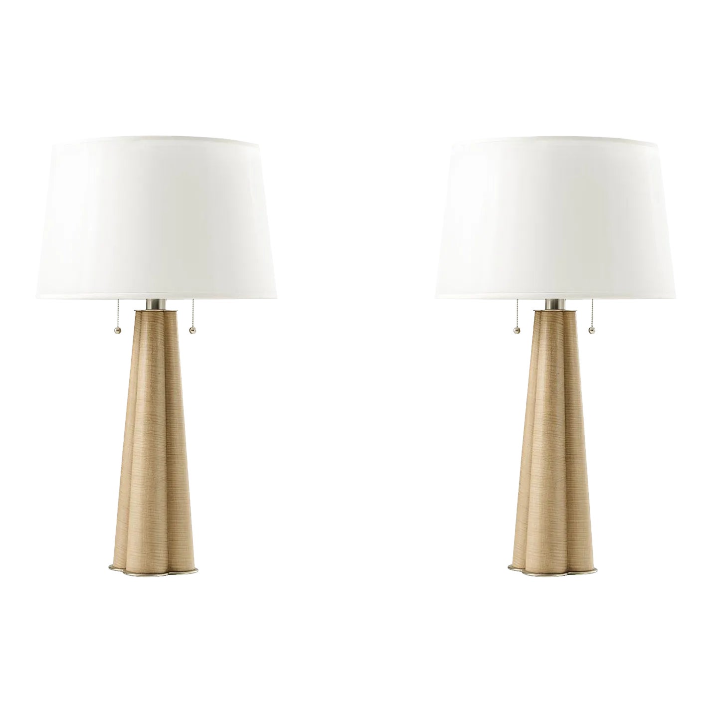 Pair of Art Deco Style Table Lamps | Chairish