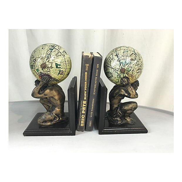 Greek Mythology Atlas Bookends A Pair Chairish