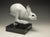Splittin' Hare by Jeremy Bradshaw | Bronze sculpture of a leaping hare For Sale