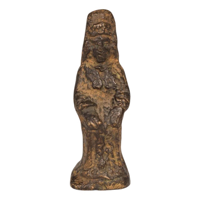 Fortuna, Roman Period, Bronze Sculpture For Sale