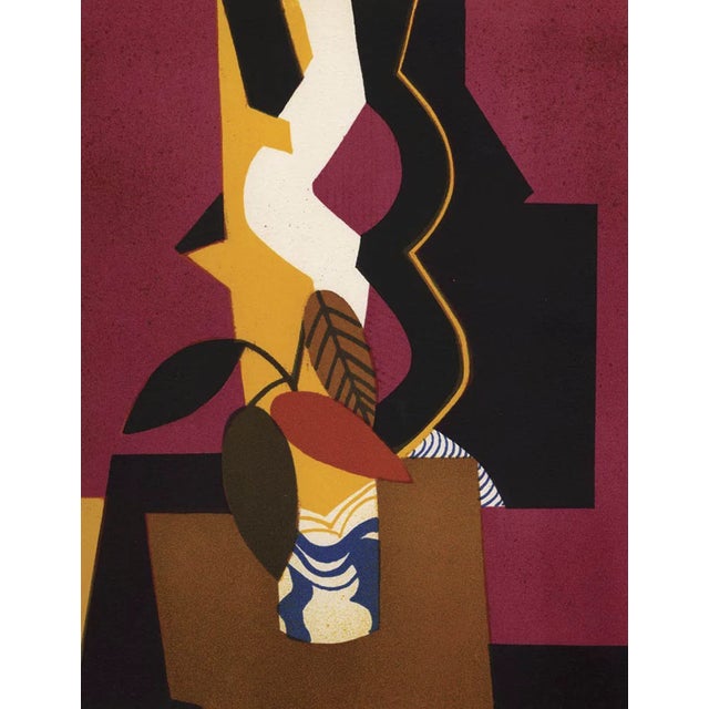 Contemporary 1974 Andre Minaux Lithograph Bouquet D’automne For Sale - Image 3 of 3