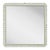 Fleur Home Carnival Gras Square Mirror in Mizzle, 49x49 For Sale