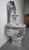 Aged Cast Stone Lions Head Wall Spitting Garden Fountain For Sale In Las Vegas - Image 6 of 14