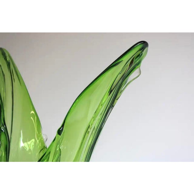 Glass Large Vintage Italian Murano Glass Vase by Fratelli Toso for Fratelli Toso, 1950 For Sale - Image 7 of 12