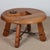 Round Coffee Table in Oak and Wrought Iron, 1950 For Sale - Image 6 of 10