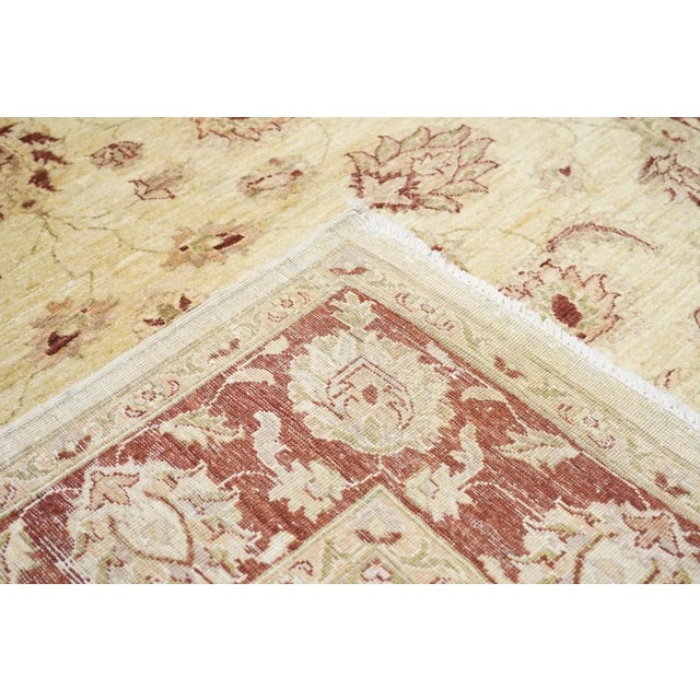Cream Peshawar Rug 5'11'' X 7'7'' For Sale - Image 8 of 8