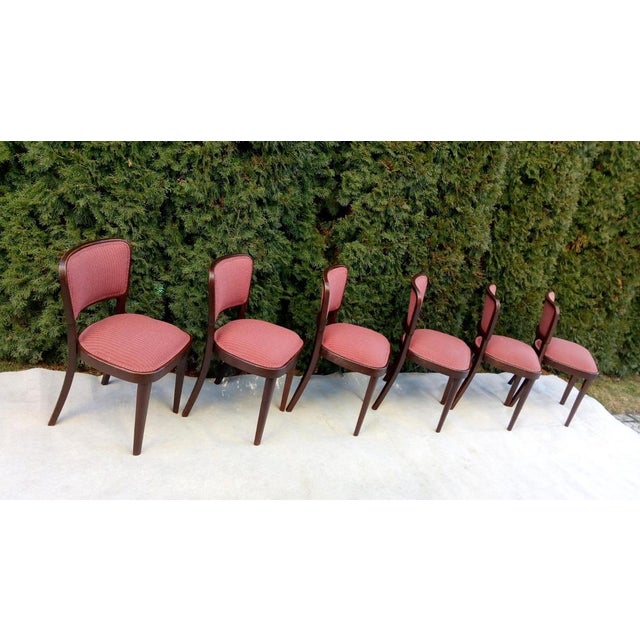 Art Deco Dining Chairs from Thonet, 1920s, Set of 6 For Sale - Image 11 of 18