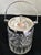 Early 20th Century Antique George V Cut Glass Biscuit Barrel with Sterling Silver Mount, 1919 For Sale - Image 5 of 18