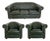 Chesterfield Sofa and Lounge Chairs, 1970s, Set of 3 For Sale