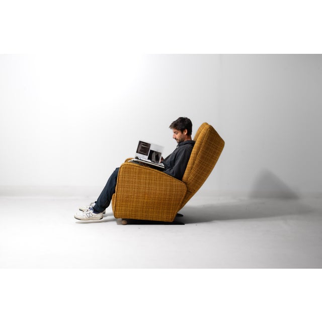 Vintage Wingback Reclining Chair, 1960s For Sale - Image 6 of 10