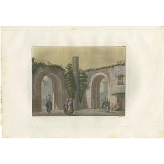 Ferrario, Pillar of Jesus Christ's Death Sentence, 1831, Paper For Sale