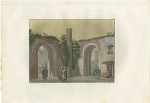 Ferrario, Pillar of Jesus Christ's Death Sentence, 1831, Paper