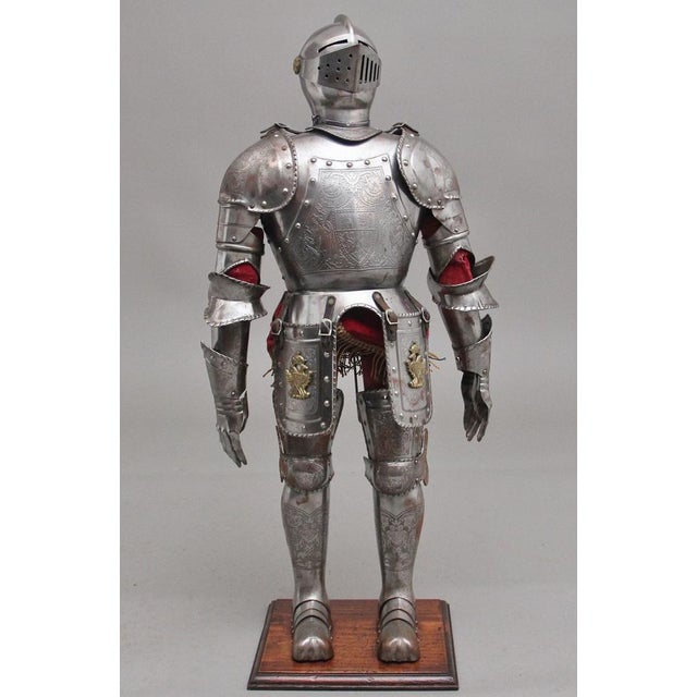 Early 20th Century Miniature Suit of Armour For Sale - Image 14 of 15