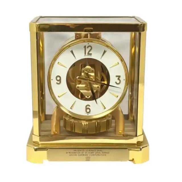 Swiss Jaeger-Lecoultre Atmos Mantle Clock For Sale - Image 10 of 10