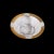 Glass French Japonisme Etched Gilt and Cut Crystal Centerpiece For Sale - Image 7 of 11