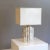 Mid-Century Modern Large Brutalist Marble Table Lamp from Maison Jansen, 1980s For Sale - Image 3 of 8