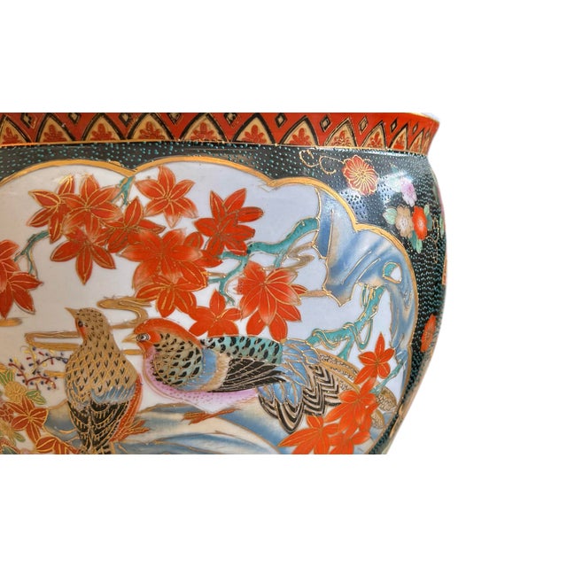 Late 20th Century Chinese Planters on Lacquered Stands - A Pair For Sale In Atlanta - Image 6 of 7
