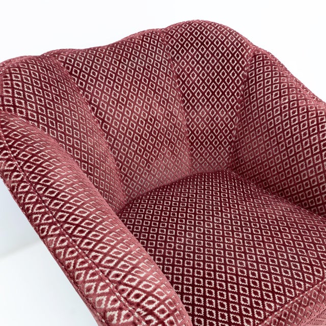 Mid-Century Modern Set of Mid-Century Modern Velvet Armchairs by Gio Ponti for Casa e Giardino, 1950s For Sale - Image 3 of 15