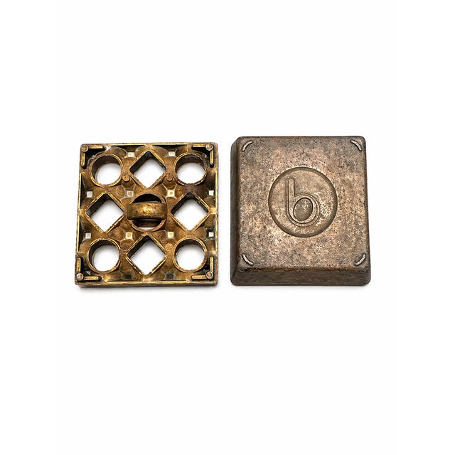 Brutalist Vintage Brutalist Ashtray in Brass by Beck & Jung for Diverse Ting, 1960s For Sale - Image 3 of 7