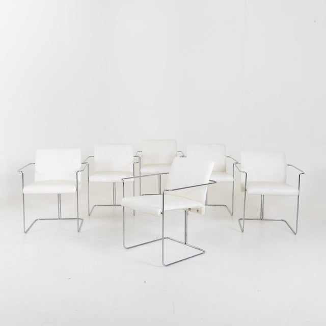 Modern Set of Six Modernist Chairs by Ernesto Radaelli For Sale - Image 3 of 18