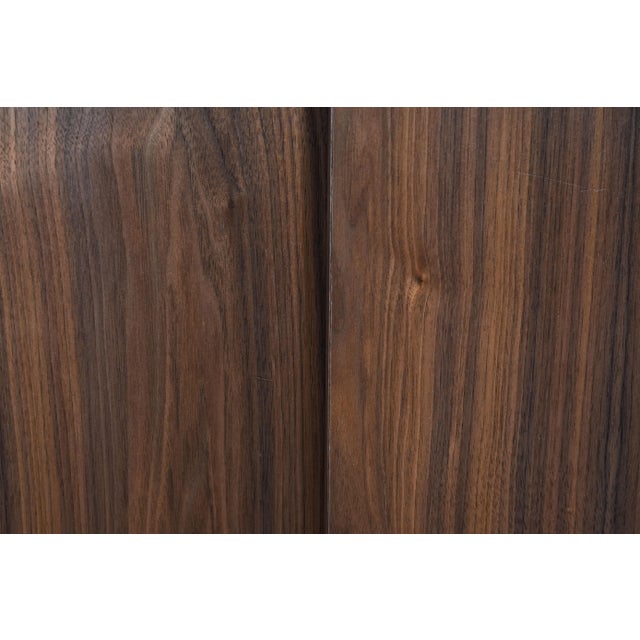Brown Vintage Scandinavian Walnut Cabinet For Sale - Image 8 of 12