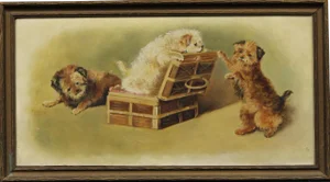 "Trio of Terrier Puppies"