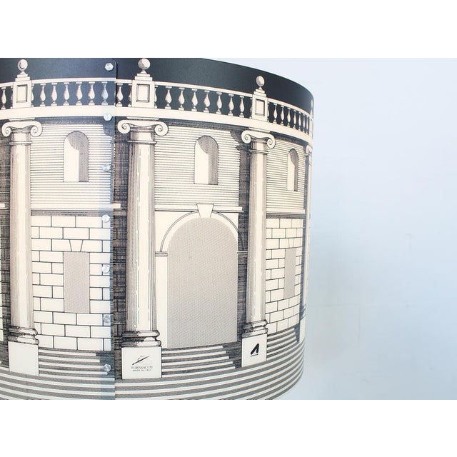 Italian Fornasetti Table & Floor Lamps, Set of 2 For Sale - Image 6 of 14