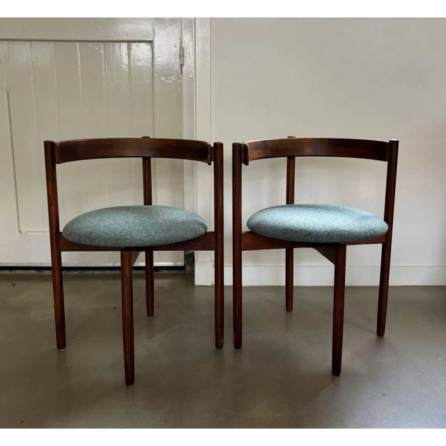 Mid-Century Modern Danish Chairs by Hugo Frandsen for Børge M. Søndergaard, 1960s, Set of 2 For Sale - Image 3 of 15