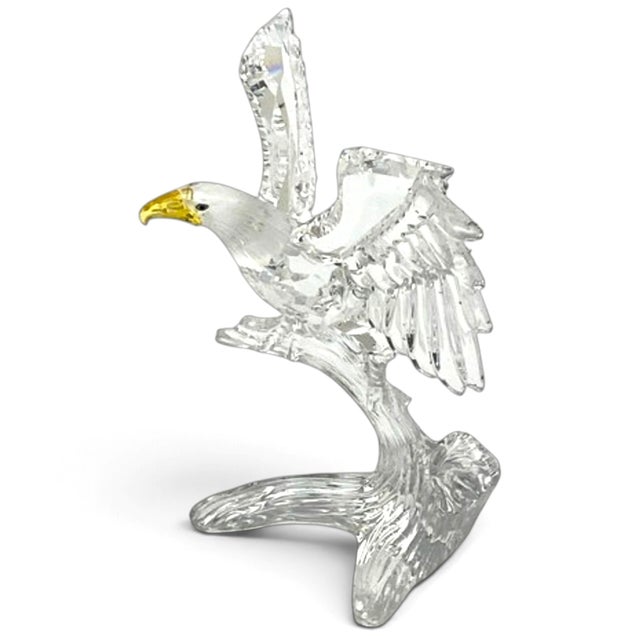 Swarovski Crystal Bald Eagle figurine/sculpture from the “Feathered Friends/Feathered Beauties” collection (designed by...