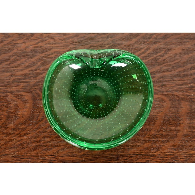 1970s Archimede Seguso Style Italian Murano Glass Ashtray or Catchall For Sale - Image 5 of 10