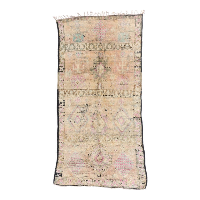Vintage Boujad Moroccan Rug, 05'09 X 11'10 For Sale
