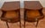 Brown 1940s Pair Biggs Virginia English Sheraton Mahogany Side Tables / End Tables For Sale - Image 8 of 18