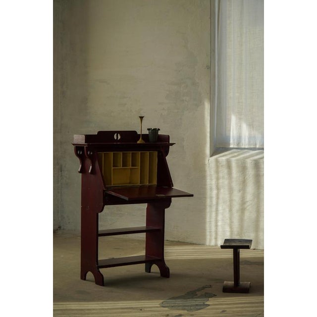 Vintage Drop-Front Painted Secretaire, 1920s For Sale - Image 4 of 18