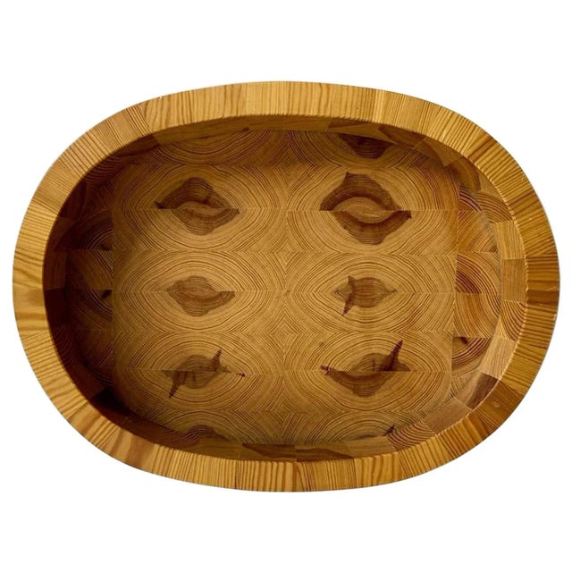 Swedish Handmade Bowl in Pine, 1970s For Sale - Image 10 of 10