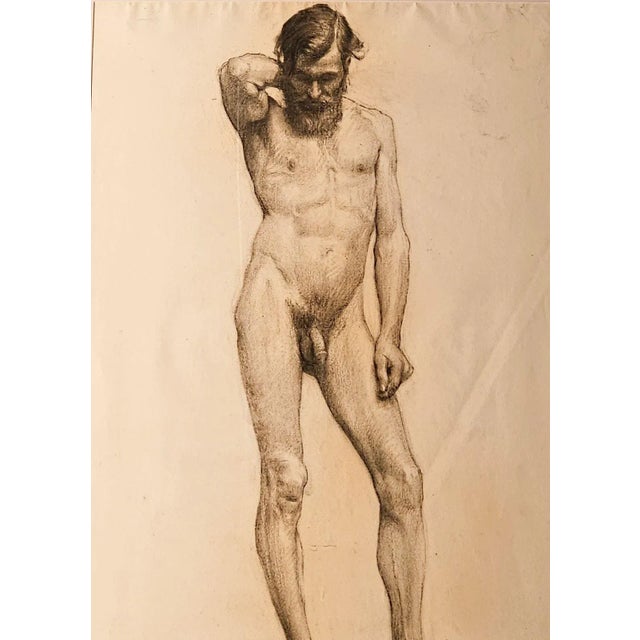 An École des Beaux-Arts academic study, France, circa 1880.